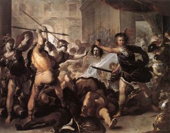 盧卡 吉奧達諾 Perseus Fighting Phineus and his Companions 盧卡 吉奧達諾 Perseus Fighting Phineus and his Companions